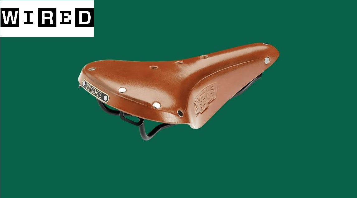 Wired - Best Bike Accessories. Photo showing Brooks Saddle. 