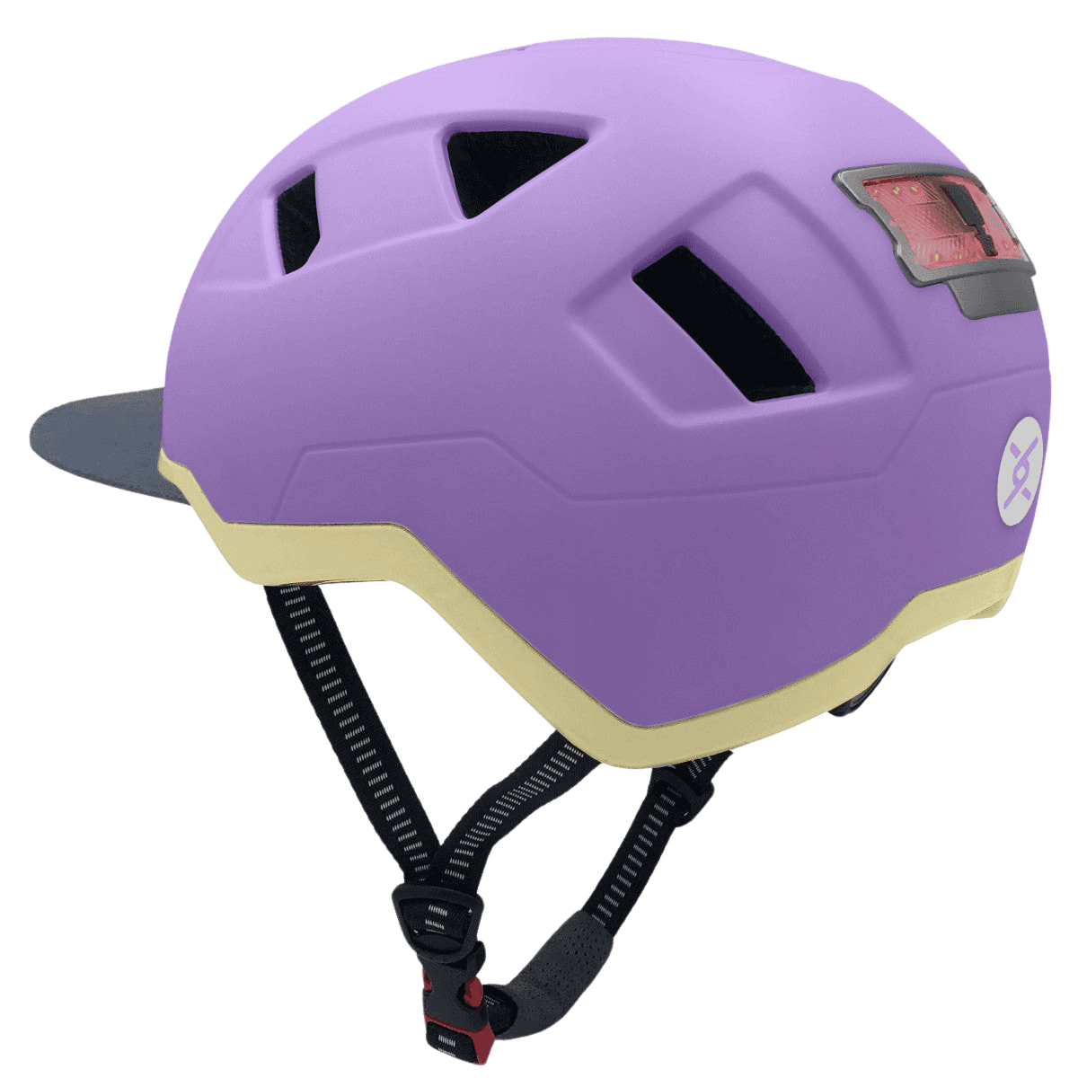 Lavender E-Bike Helmet with 10 Vents