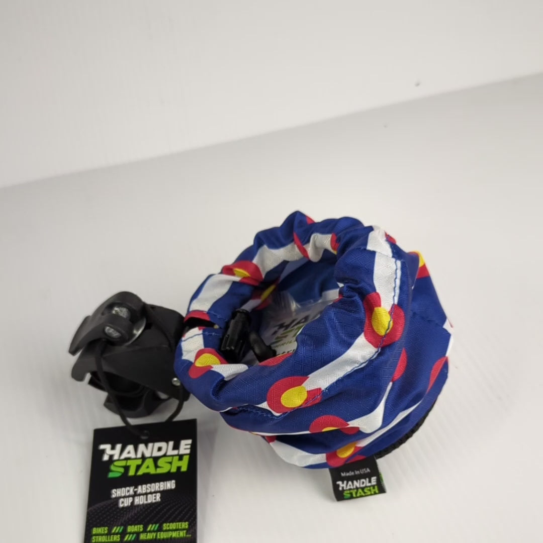 Colorado flag cup holder demo