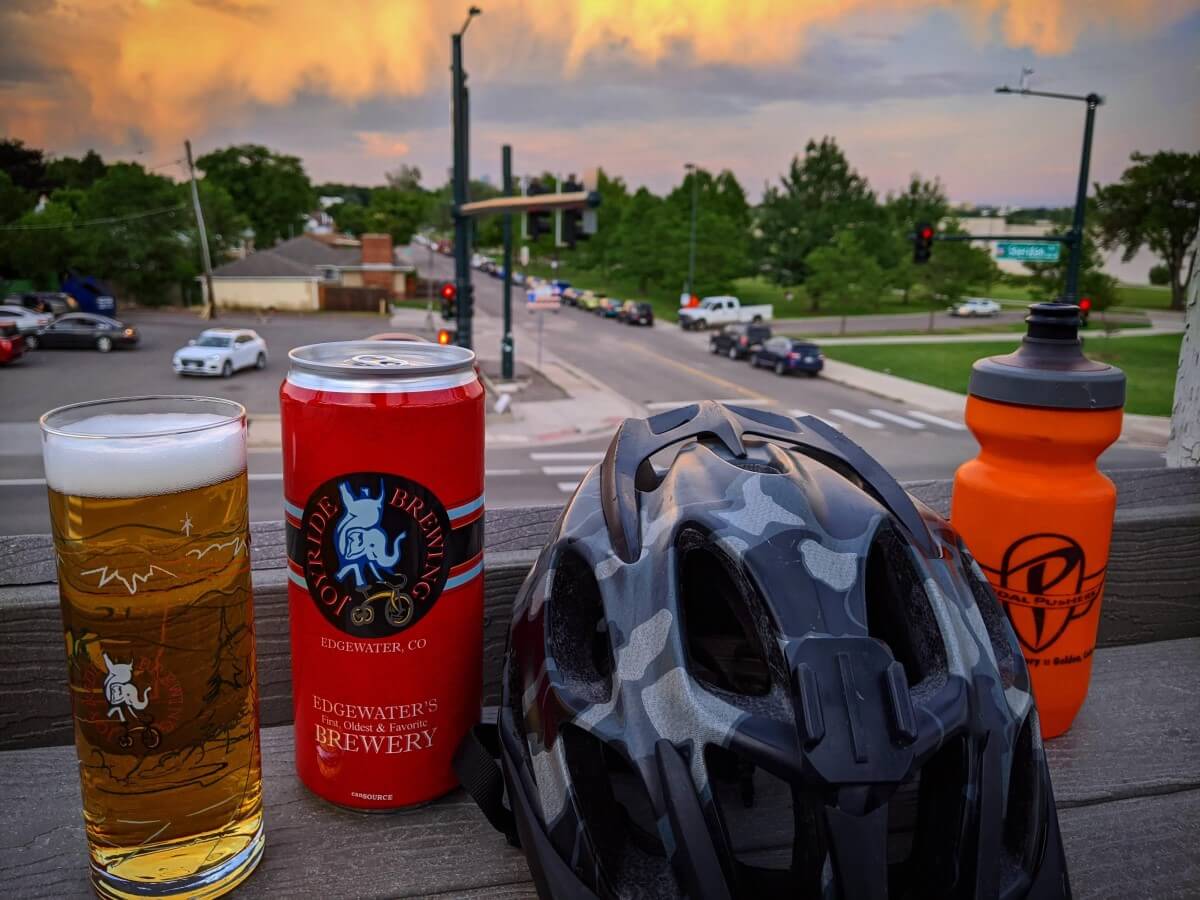Denver Brewery Bike Tour - View from Joyride Rooftop