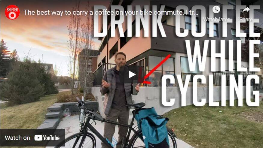 Shifter - The best way to carry a coffee on your bike commute.