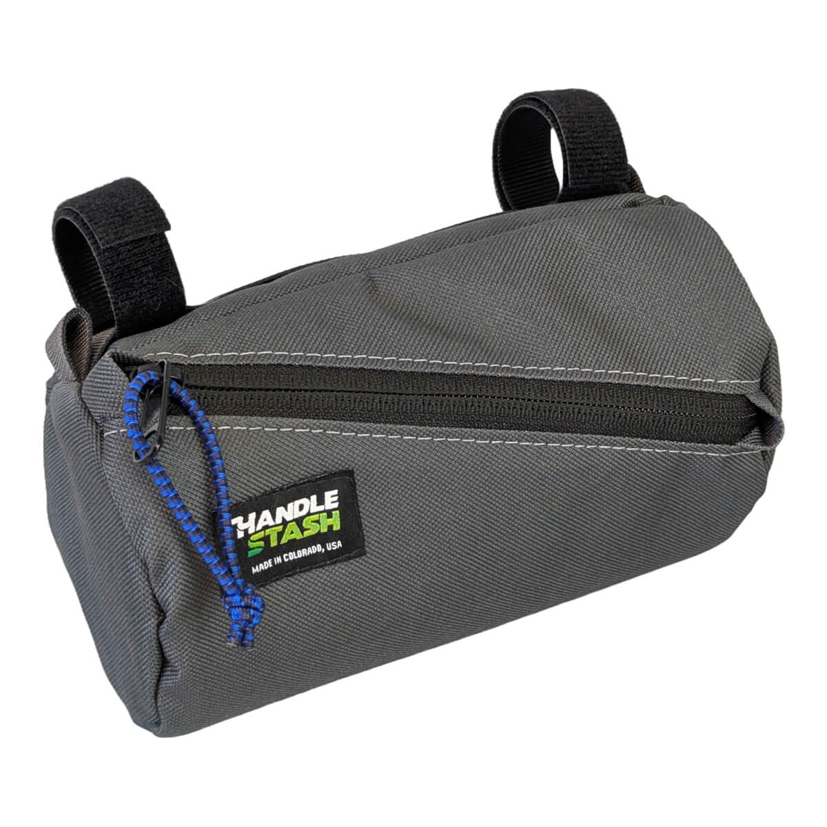 charcoal Mini handlebar bag front