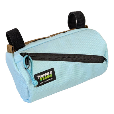 Mini handlebar bag front in light blue