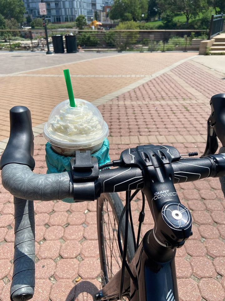 Influencer Blue | Shock-Absorbing Bike Cup Holder