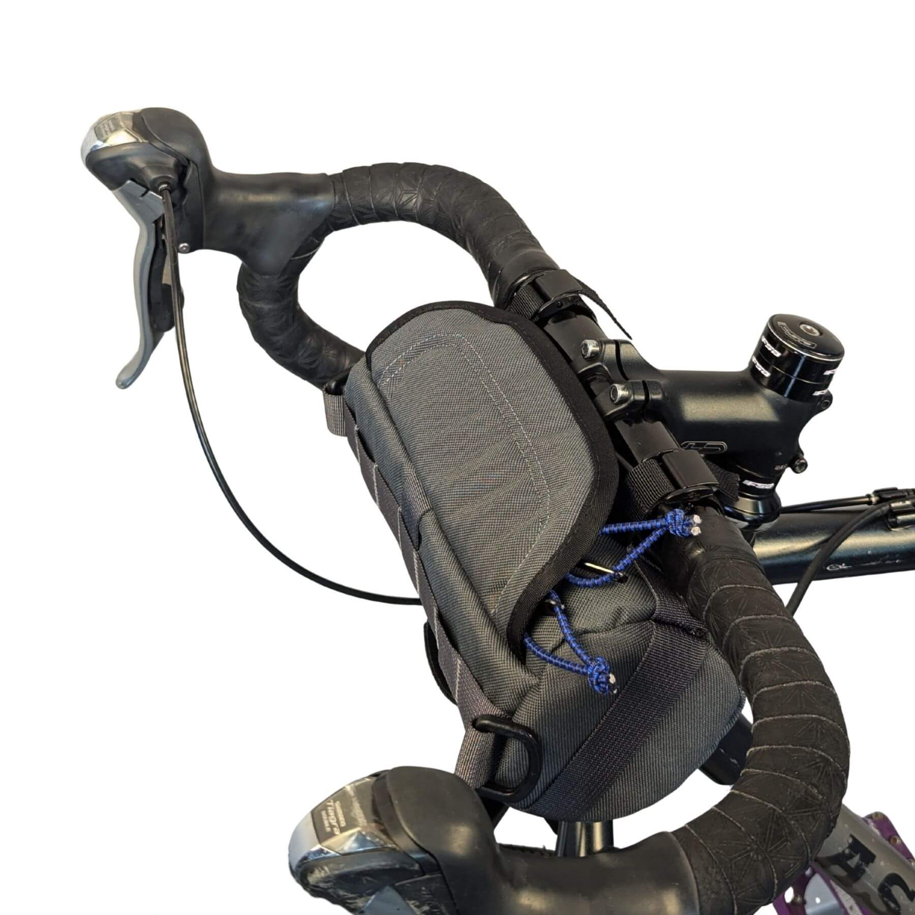 Bigmouth Burrito Handlebar Bag - Charcoal & Blucifer – HandleStash