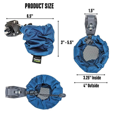 Blue Bike Cup Holder Dimensions