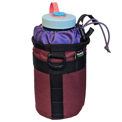 Wine colored stem bag with Nalgene