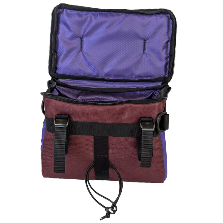 For the Zin Stashquatch with lid open with purple lining