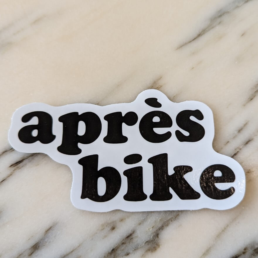 Apres Bike Sticker