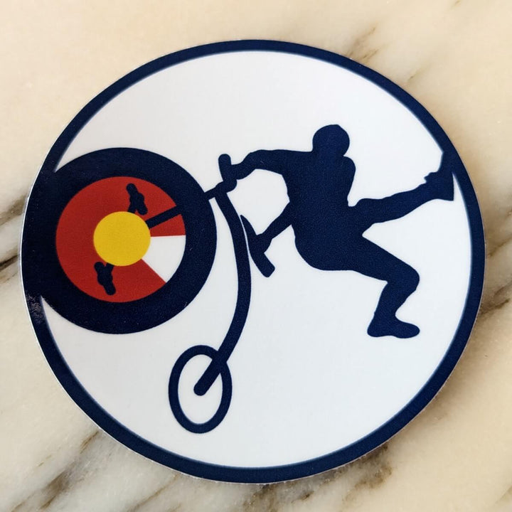 Flying Coloradoman Sticker